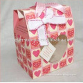 pink strawberry heart shaped lift candy box